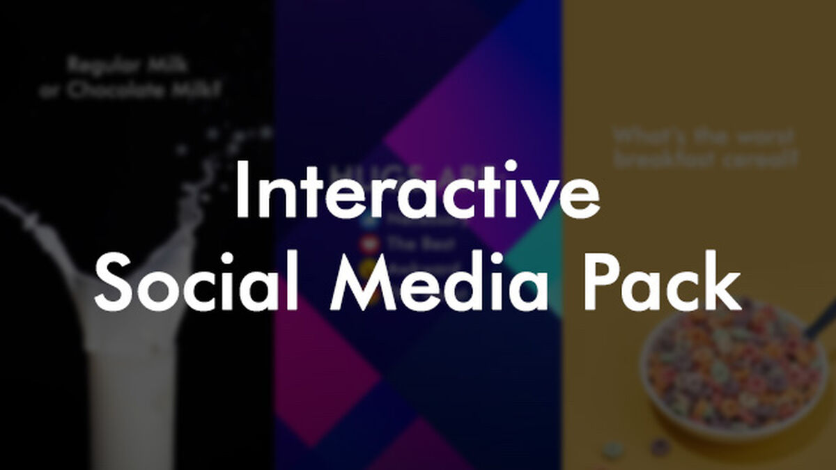 Interactive Social Pack 10 Day image number null